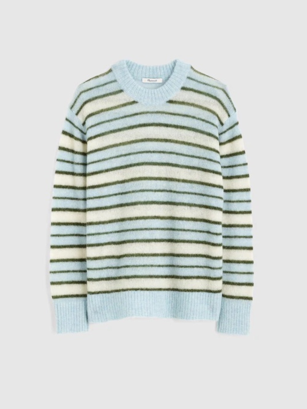 Madewell Striped Crewneck Sweater